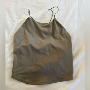 Alo Yoga Tank in Olive Green Size M